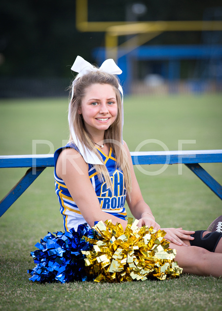 deVille Photography | 8th Grade Cheerleaders